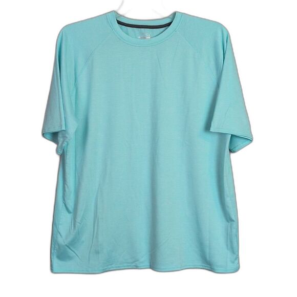 BCG Tru Wick Aqua Blue Athletic Shirt Men's L - Picture 1 of 4
